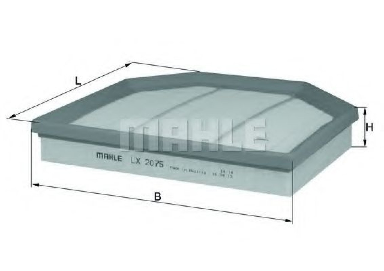Filtru aer BMW Seria 4 Cupe (F32, F82) (2013 - 2016) MAHLE ORIGINAL LX 2075 piesa NOUA