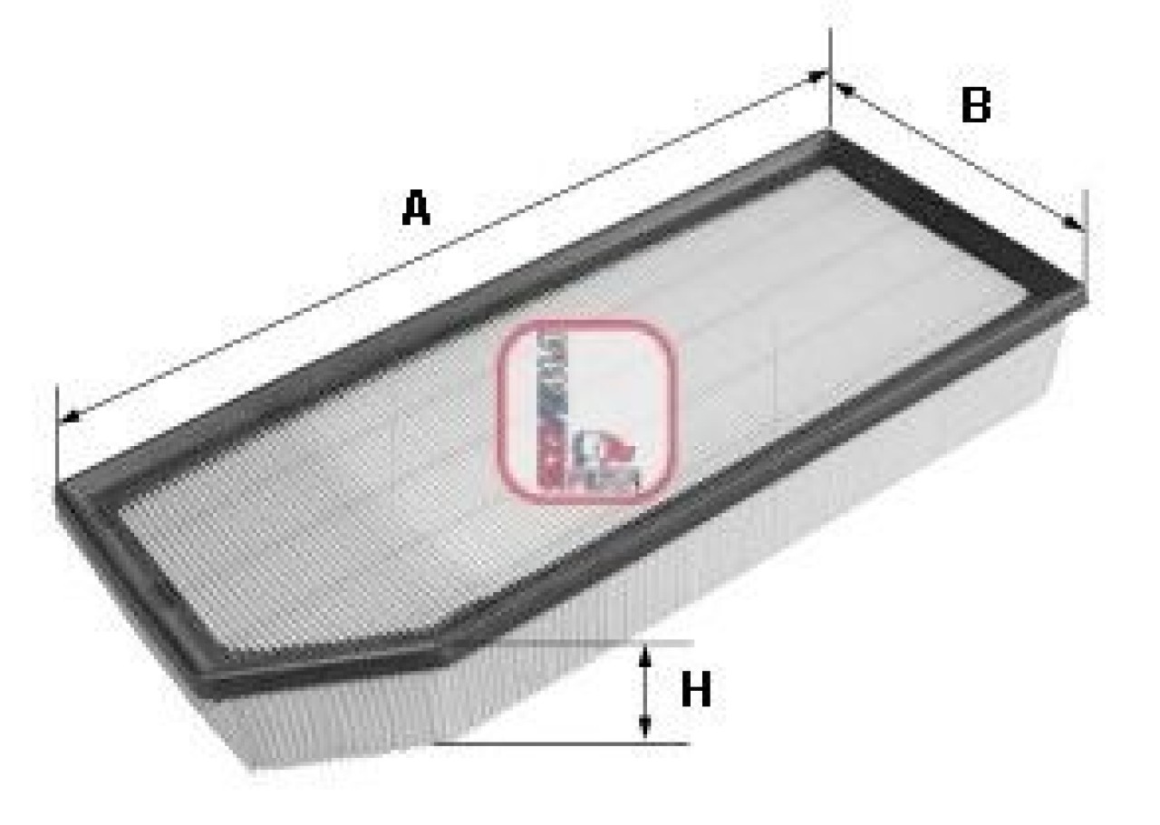 Filtru aer BMW Seria 6 Cabriolet (E64) (2004 - 2010) SOFIMA S 3367 A piesa NOUA