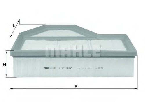 Filtru aer BMW Seria 6 Cabriolet (E64) (2004 - 2010) KNECHT LX 987 piesa NOUA