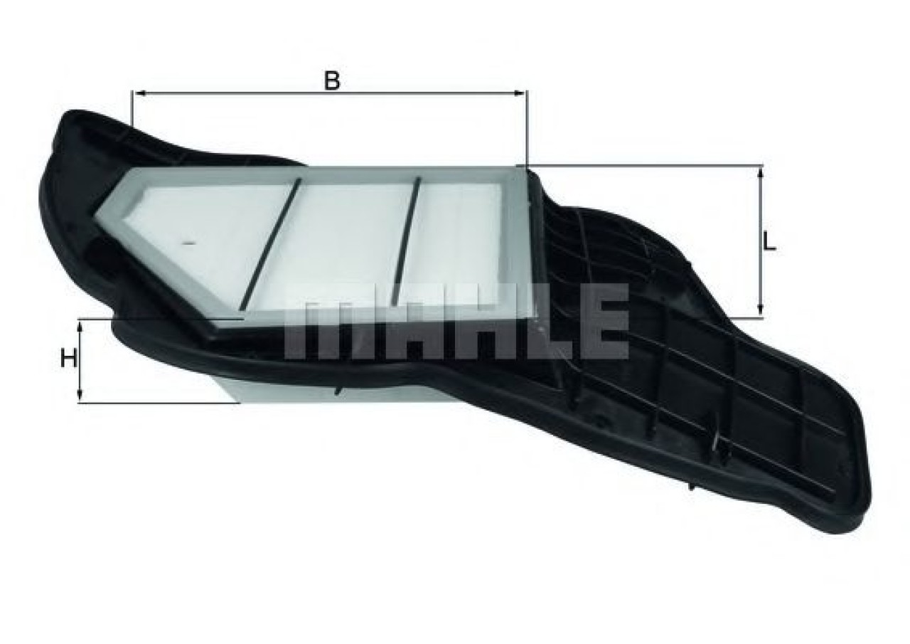Filtru aer BMW Seria 6 Cabriolet (F12) (2011 - 2016) MAHLE ORIGINAL LX 1684/5 piesa NOUA