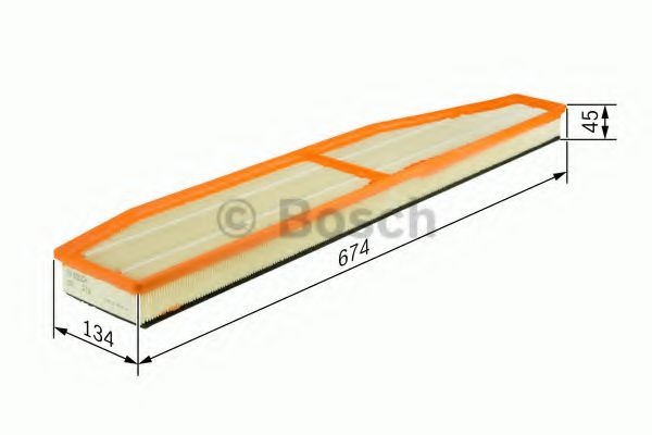 Filtru aer BMW X3 (E83) (2004 - 2011) BOSCH F 026 400 147 piesa NOUA