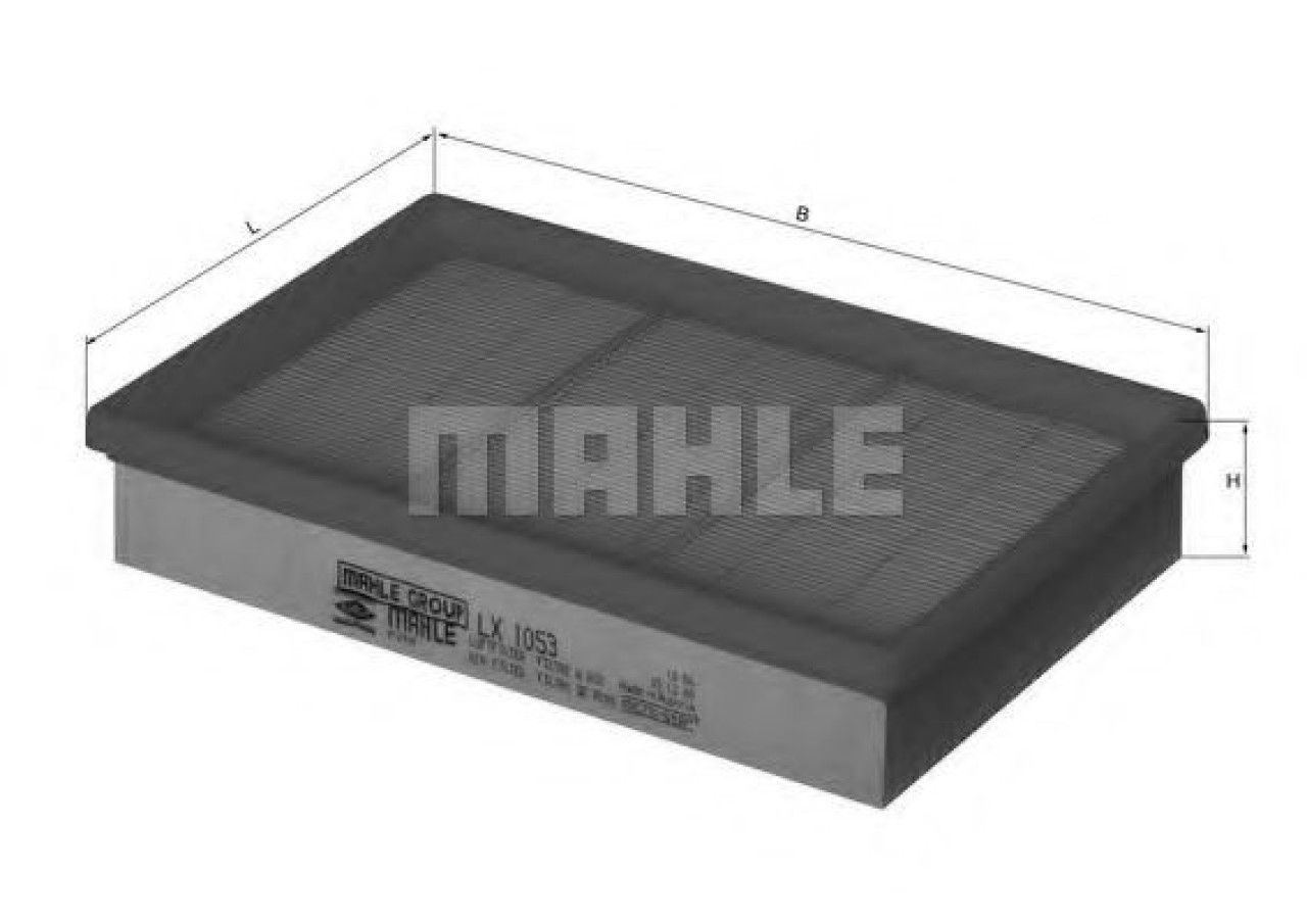 Filtru aer BMW X3 (E83) (2004 - 2011) MAHLE ORIGINAL LX 1053 piesa NOUA