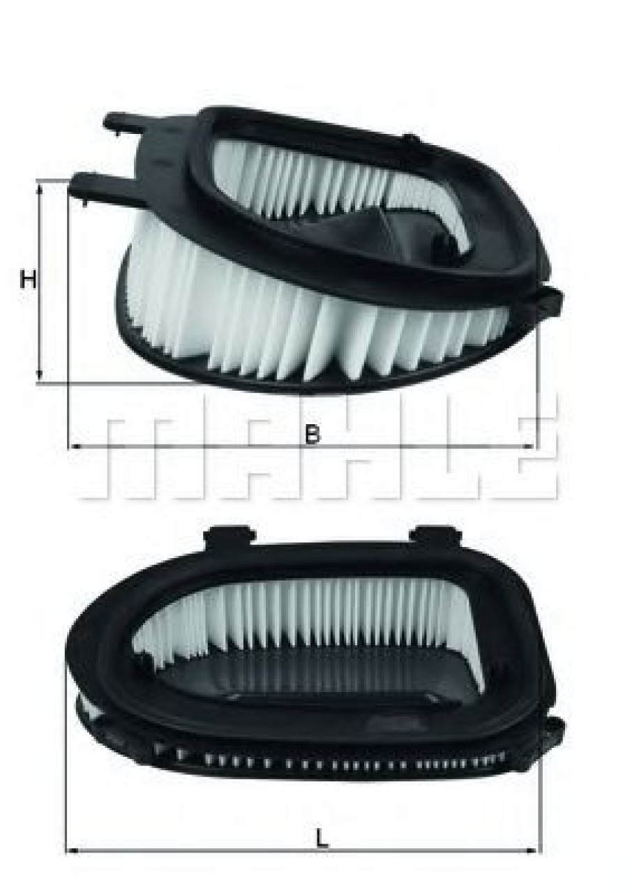 Filtru aer BMW X5 (E70) (2007 - 2013) MAHLE ORIGINAL LX 3541 piesa NOUA