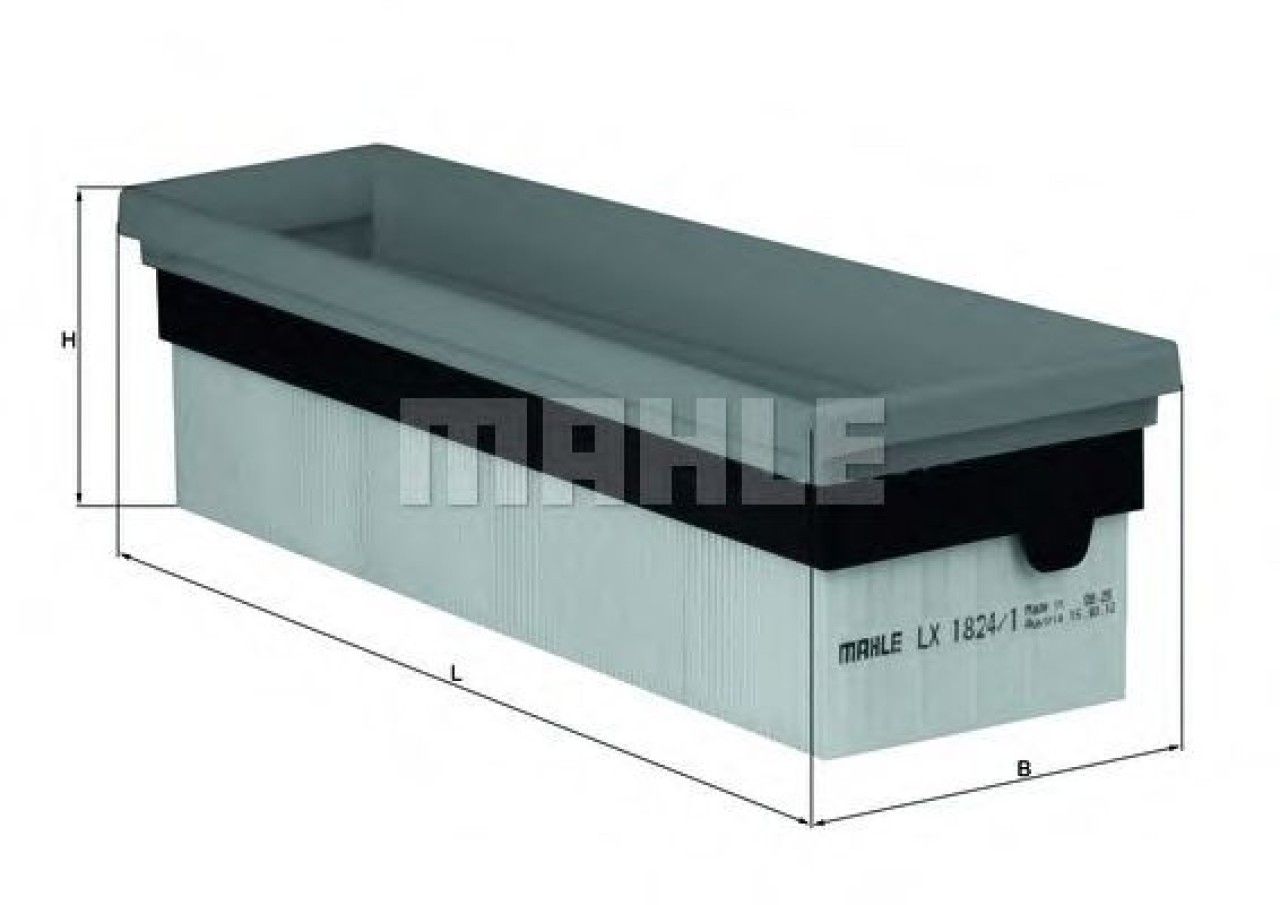 Filtru aer BMW X5 (E70) (2007 - 2013) MAHLE ORIGINAL LX 1824/1 piesa NOUA