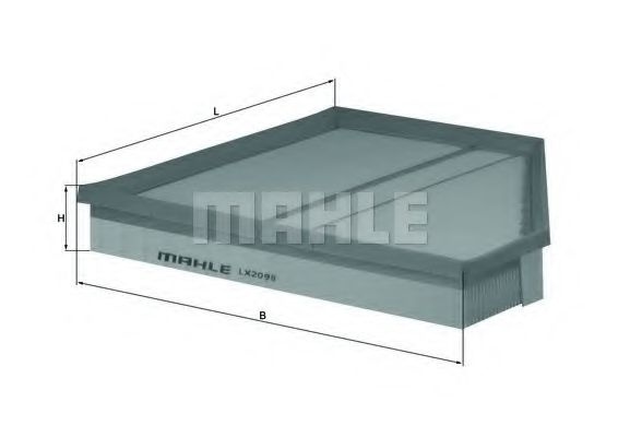 Filtru aer BMW X5 (E70) (2007 - 2013) MAHLE ORIGINAL LX 2098 piesa NOUA