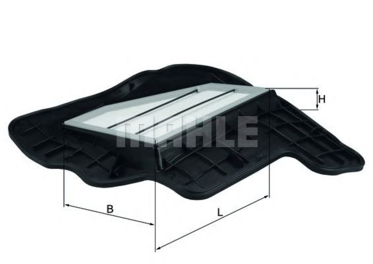 Filtru aer BMW X6 (E71, E72) (2008 - 2014) KNECHT LX 1685/5 piesa NOUA