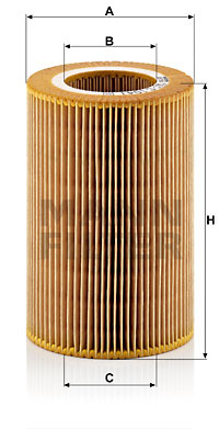 Filtru aer (C1041 MANN-FILTER) SMART