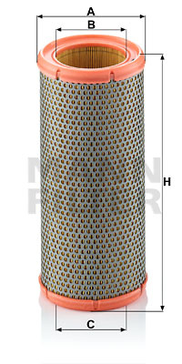 Filtru aer (C1184 MANN-FILTER) Citroen,PEUGEOT