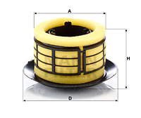Filtru aer (C12007 MANN-FILTER) Citroen