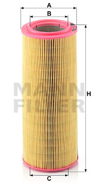 Filtru aer (C12104 MANN-FILTER) FIAT,LANCIA