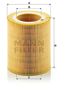 Filtru aer (C1250 MANN-FILTER)