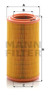 Filtru aer (C12861 MANN-FILTER) Citroen,PEUGEOT