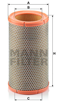 Filtru aer (C1380 MANN-FILTER) CHEVROLET,Citroen,PEUGEOT,RENAULT