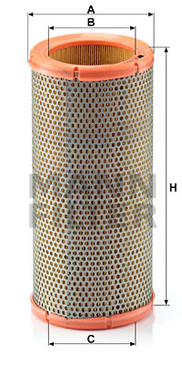 Filtru aer (C13992 MANN-FILTER) RENAULT
