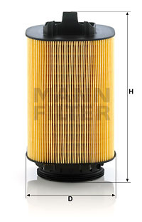 Filtru aer (C14006 MANN-FILTER) INFINITI,MERCEDES-BENZ