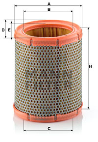 Filtru aer (C1460 MANN-FILTER) Citroen,MEGA,PEUGEOT