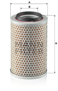 Filtru aer (C15127 MANN-FILTER) MERCEDES-BENZ,PUCH