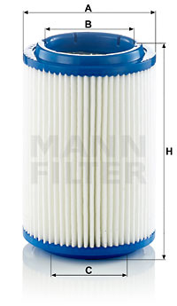 Filtru aer (C16006 MANN-FILTER) KIA