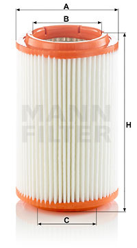 Filtru aer (C16007 MANN-FILTER) KIA