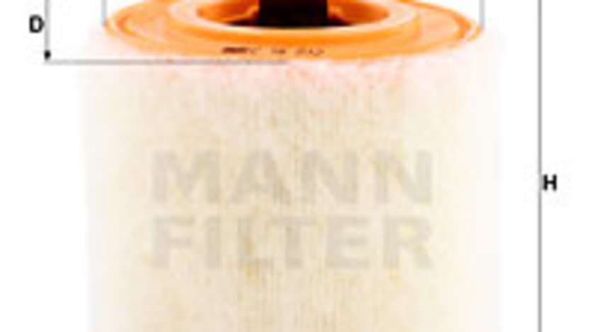 Filtru aer (C16012 MANN-FILTER) CADILLAC,CHEVROLET,HOLDEN,OPEL,VAUXHALL