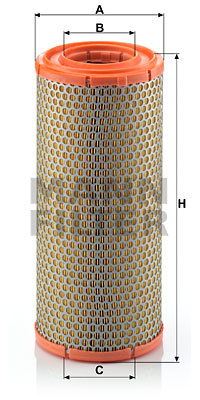 Filtru aer (C162471 MANN-FILTER) IVECO