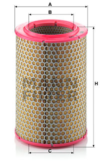 Filtru aer (C17192 MANN-FILTER) ALFA ROMEO,IVECO