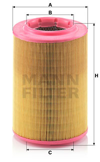 Filtru aer (C172013 MANN-FILTER) VW