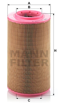 Filtru aer (C17278 MANN-FILTER) Citroen,FIAT,PEUGEOT