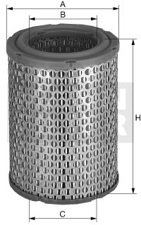 Filtru aer (C182184 MANN-FILTER)