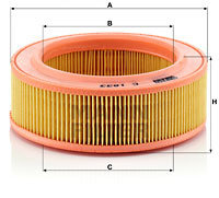 Filtru aer (C1833 MANN-FILTER) FORD,TRIUMPH,VAUXHALL