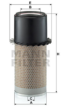 Filtru aer (C18436 MANN-FILTER)