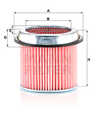 Filtru aer (C1891 MANN-FILTER) HYUNDAI,KIA,MITSUBISHI,PROTON