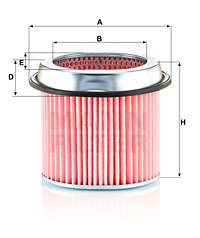Filtru aer (C1891 MANN-FILTER) HYUNDAI,KIA,MITSUBISHI,PROTON