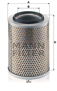 Filtru aer (C20356 MANN-FILTER) MERCEDES-BENZ