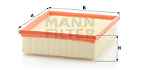 Filtru aer (C21106 MANN-FILTER) ABARTH,ALFA ROMEO,FIAT,OPEL,VAUXHALL
