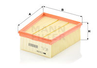 Filtru aer (C22026 MANN-FILTER) NISSAN,RENAULT