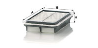 Filtru aer (C23012 MANN-FILTER) SUZUKI