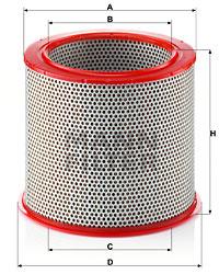 Filtru aer (C23185 MANN-FILTER)