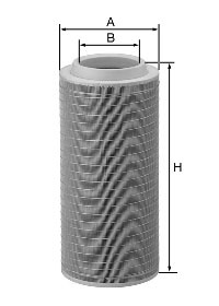 Filtru aer (C236103 MANN-FILTER) DEUTZ-FAHR