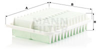 Filtru aer (C24005 MANN-FILTER) LEXUS,TOYOTA,TOYOTA (FAW)