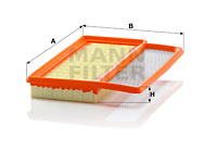 Filtru aer (C24006 MANN-FILTER) ABARTH