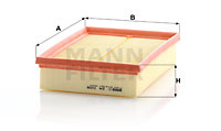 Filtru aer (C24028 MANN-FILTER) CHEVROLET,HOLDEN,RAVON