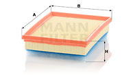 Filtru aer (C24036 MANN-FILTER) Citroen,DS,OPEL,PEUGEOT,TOYOTA,VAUXHALL