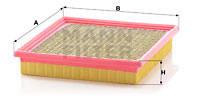 Filtru aer (C24100 MANN-FILTER) CHRYSLER,DODGE,VW