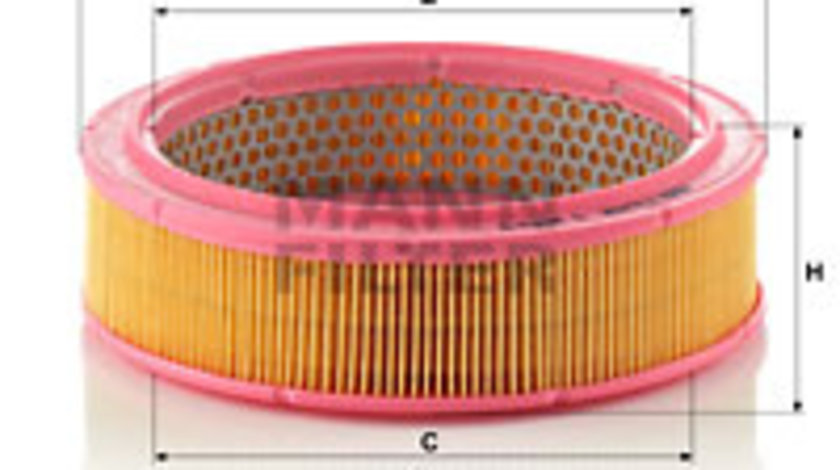 Filtru aer (C24431 MANN-FILTER) FSO,IZH,LADA,MOSKVICH,TOFAS,TOYOTA,ZAZ