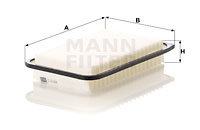 Filtru aer (C25006 MANN-FILTER) OPEL,SUZUKI,VAUXHALL