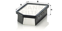 Filtru aer (C25013 MANN-FILTER) KIA