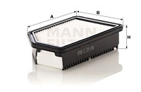 Filtru aer (C25016 MANN-FILTER) HYUNDAI,KIA