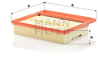 Filtru aer (C251102 MANN-FILTER) MAYBACH,MERCEDES-BENZ