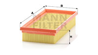 Filtru aer (C2554 MANN-FILTER) OPEL,SUZUKI,VAUXHALL